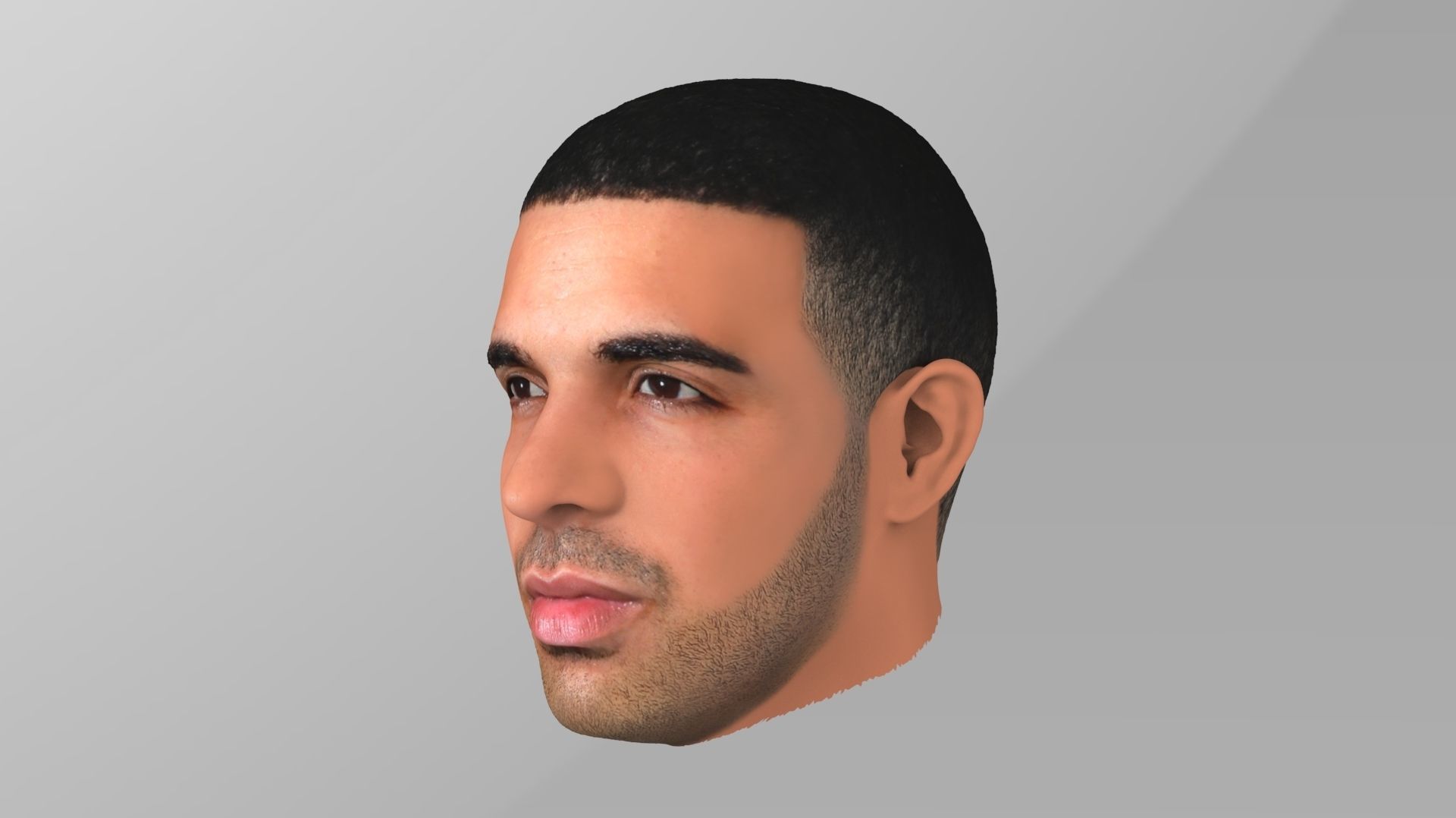 Drake nba head 3D model_12