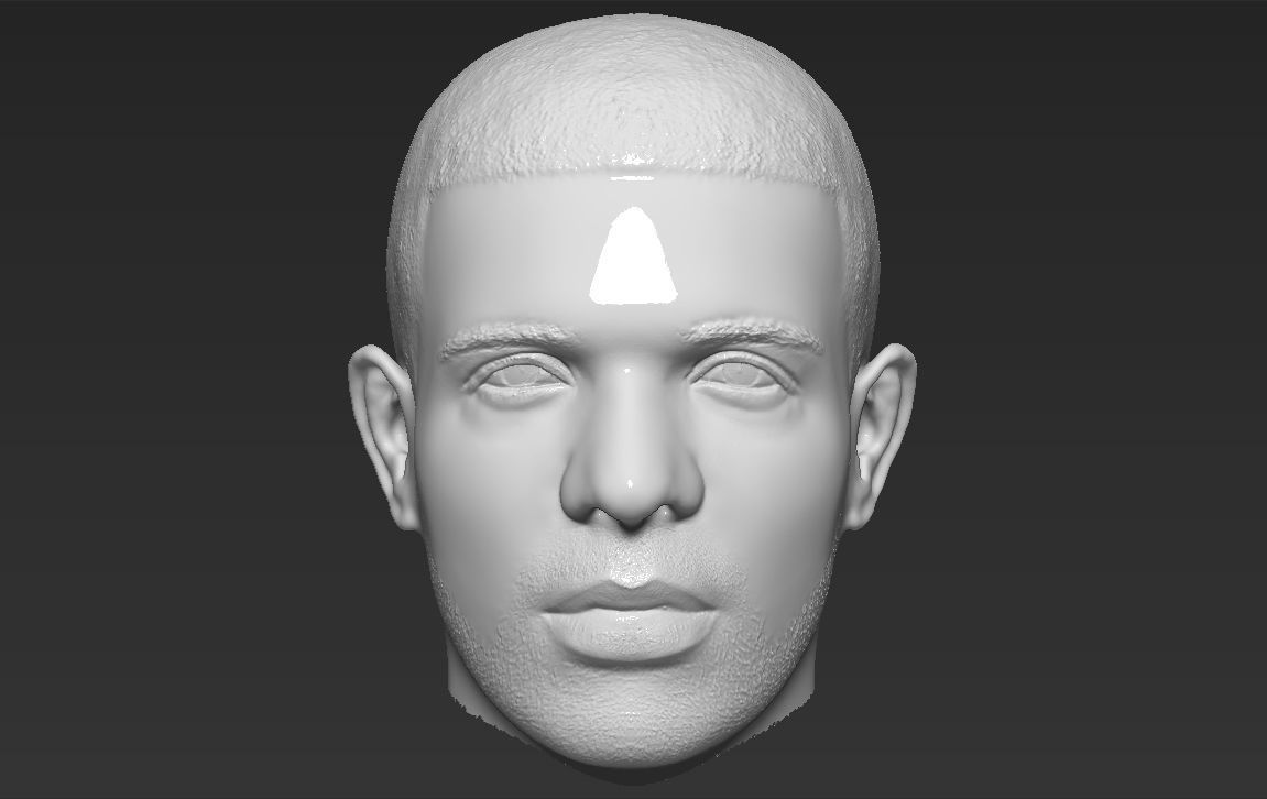 Drake nba head 3D model_27