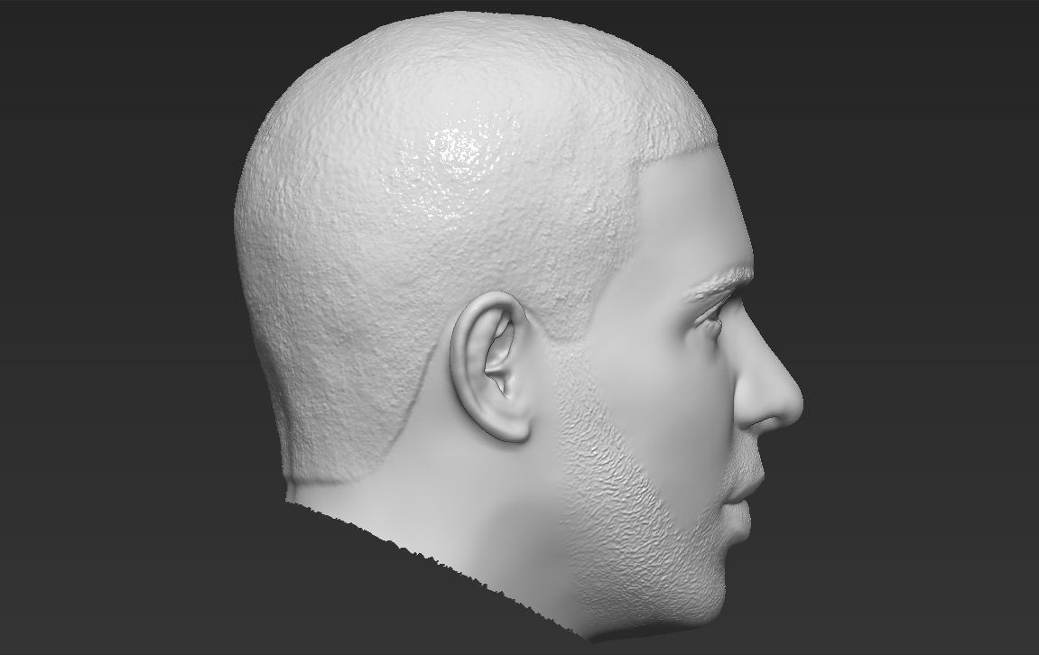 Drake nba head 3D model_38