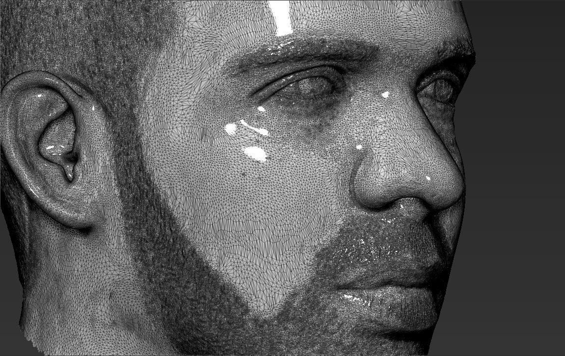 Drake nba head 3D model_49