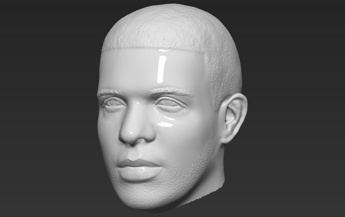 Drake nba head 3D model_28