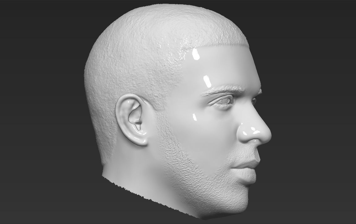 Drake nba head 3D model_40