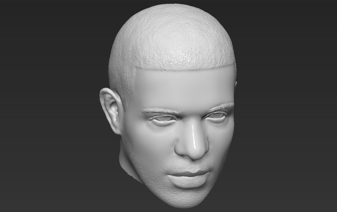 Drake nba head 3D model_46
