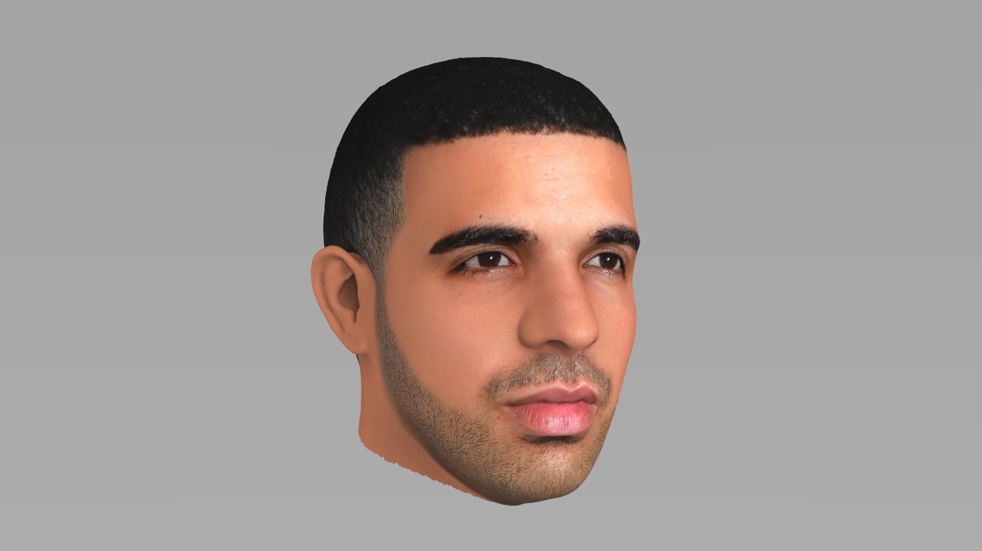 Drake nba head 3D model_3