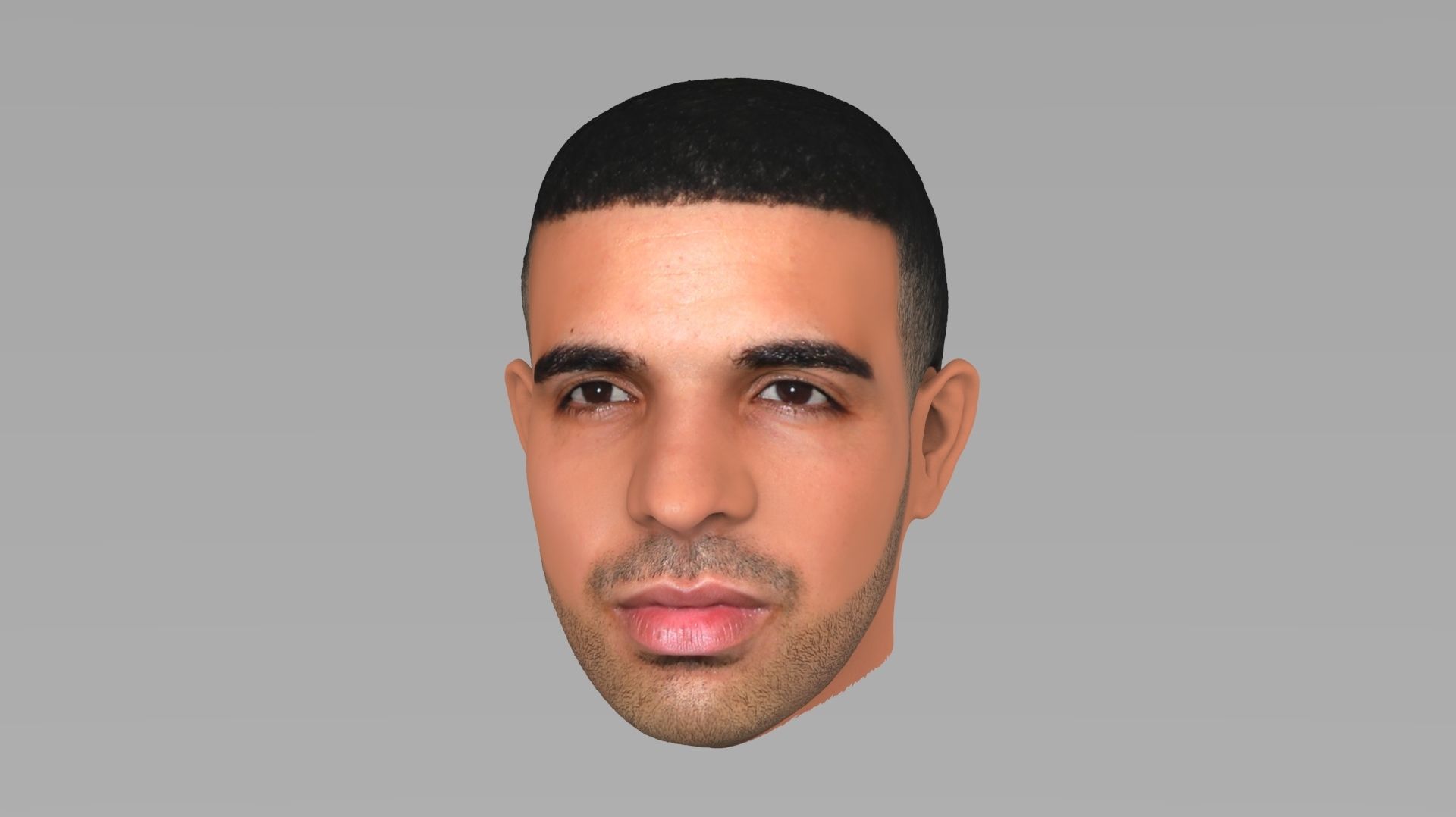 Drake nba head 3D model_10