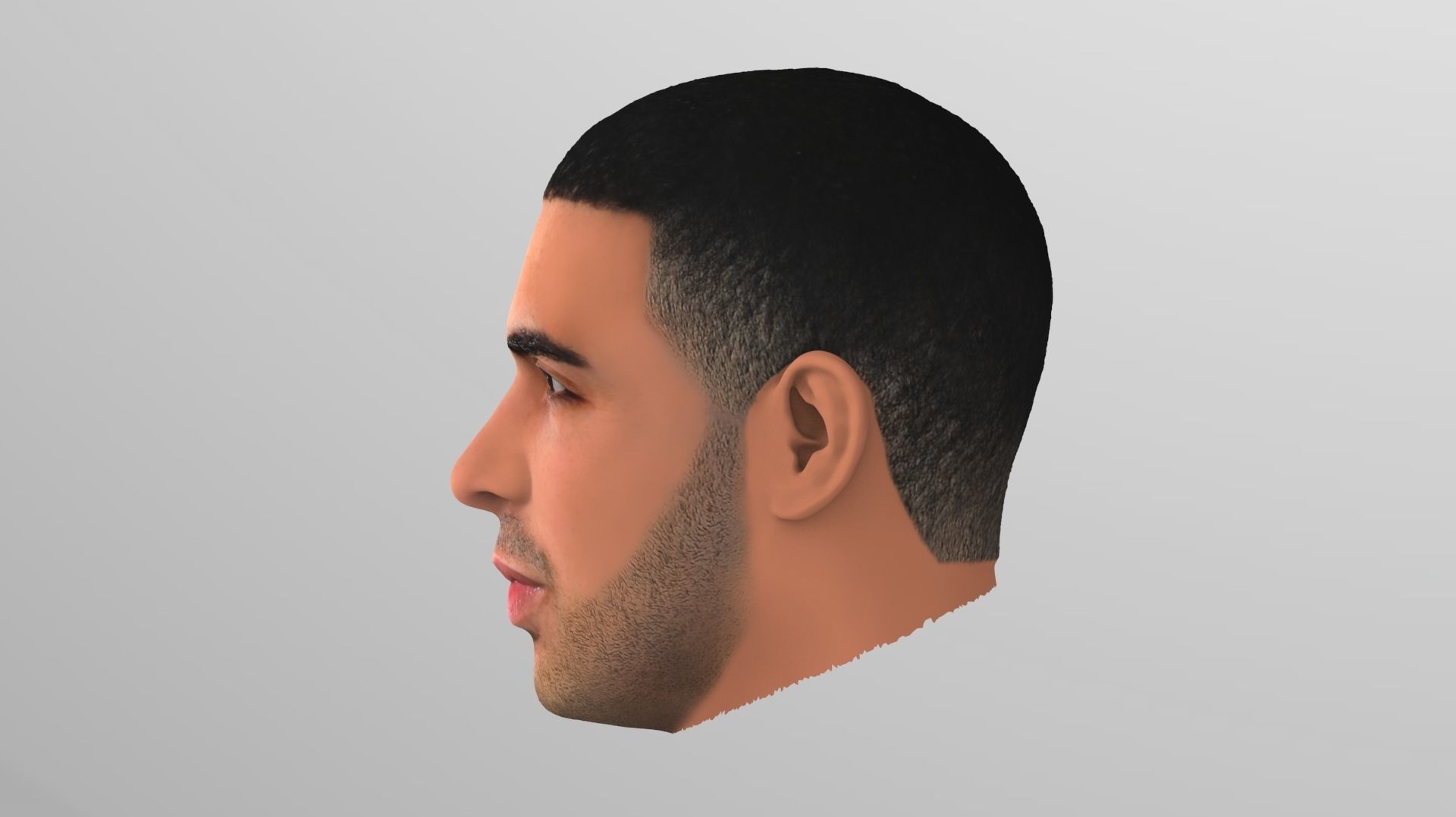 Drake nba head 3D model_5
