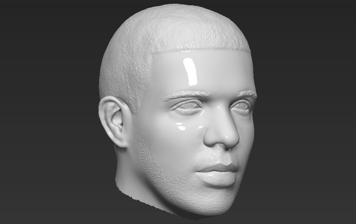 Drake nba head 3D model_43