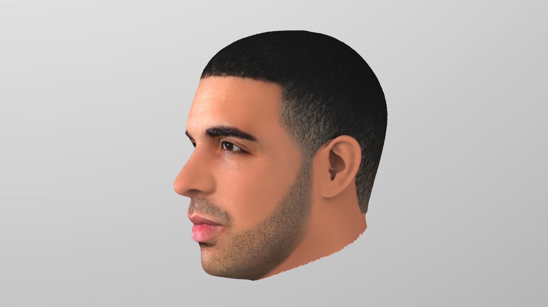 Drake nba head 3D model_9