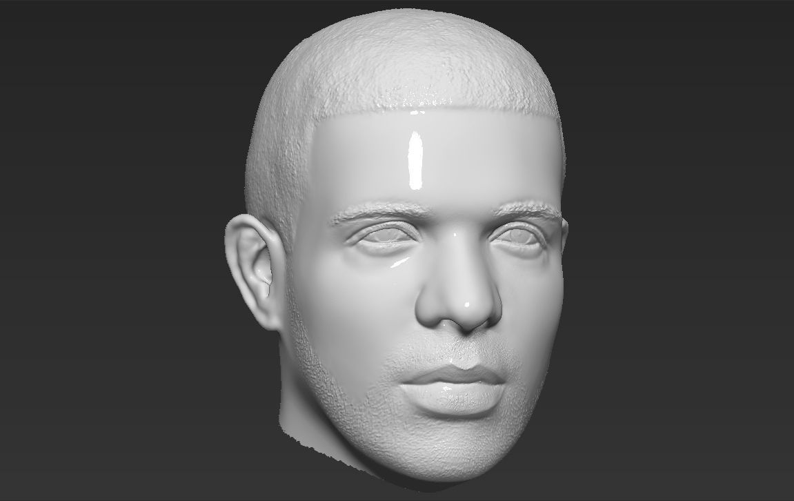 Drake nba head 3D model_41