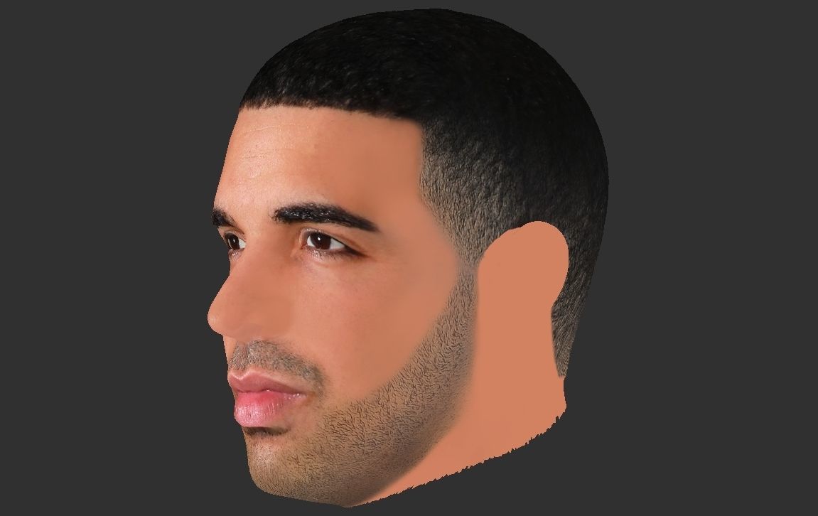 Drake nba head 3D model_26