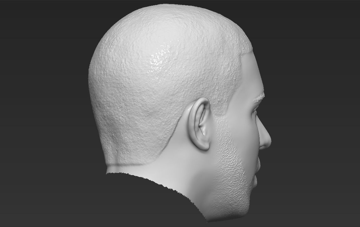 Drake nba head 3D model_37