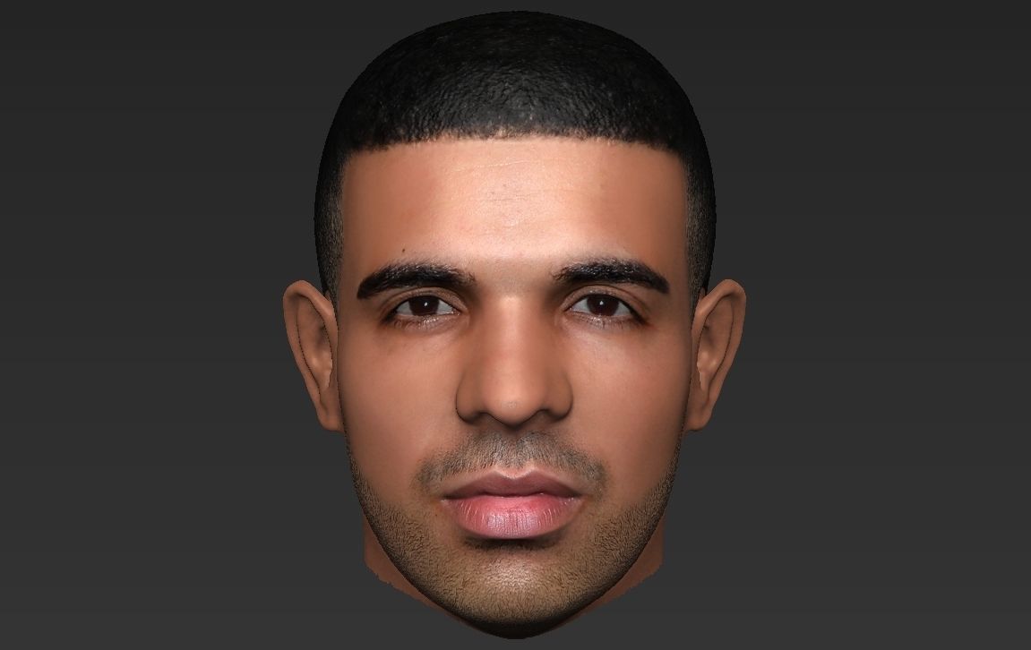 Drake nba head 3D model_21
