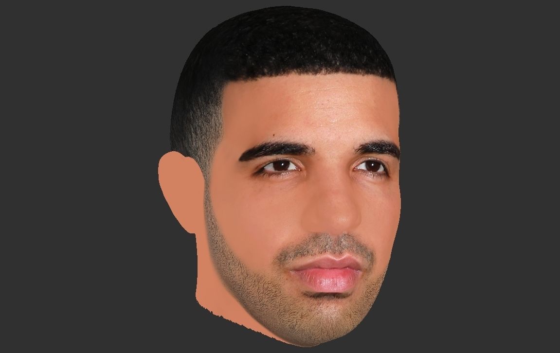Drake nba head 3D model_25