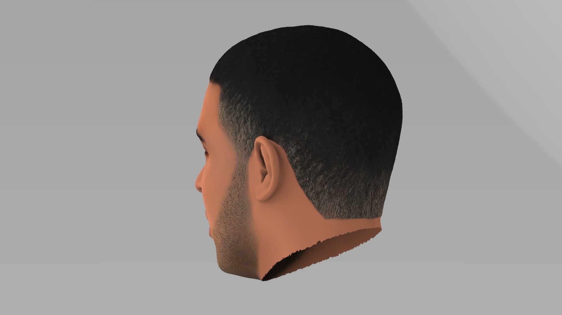 Drake nba head 3D model_14