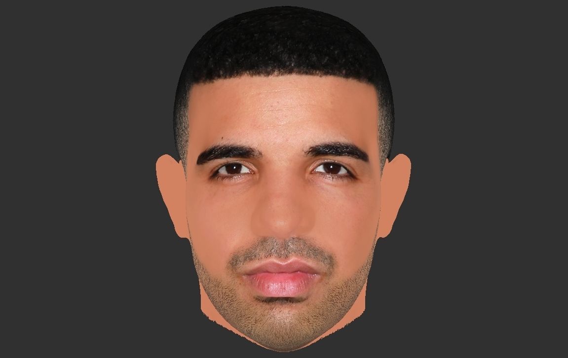Drake nba head 3D model_24