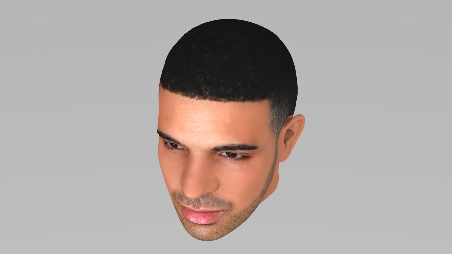 Drake nba head 3D model_19