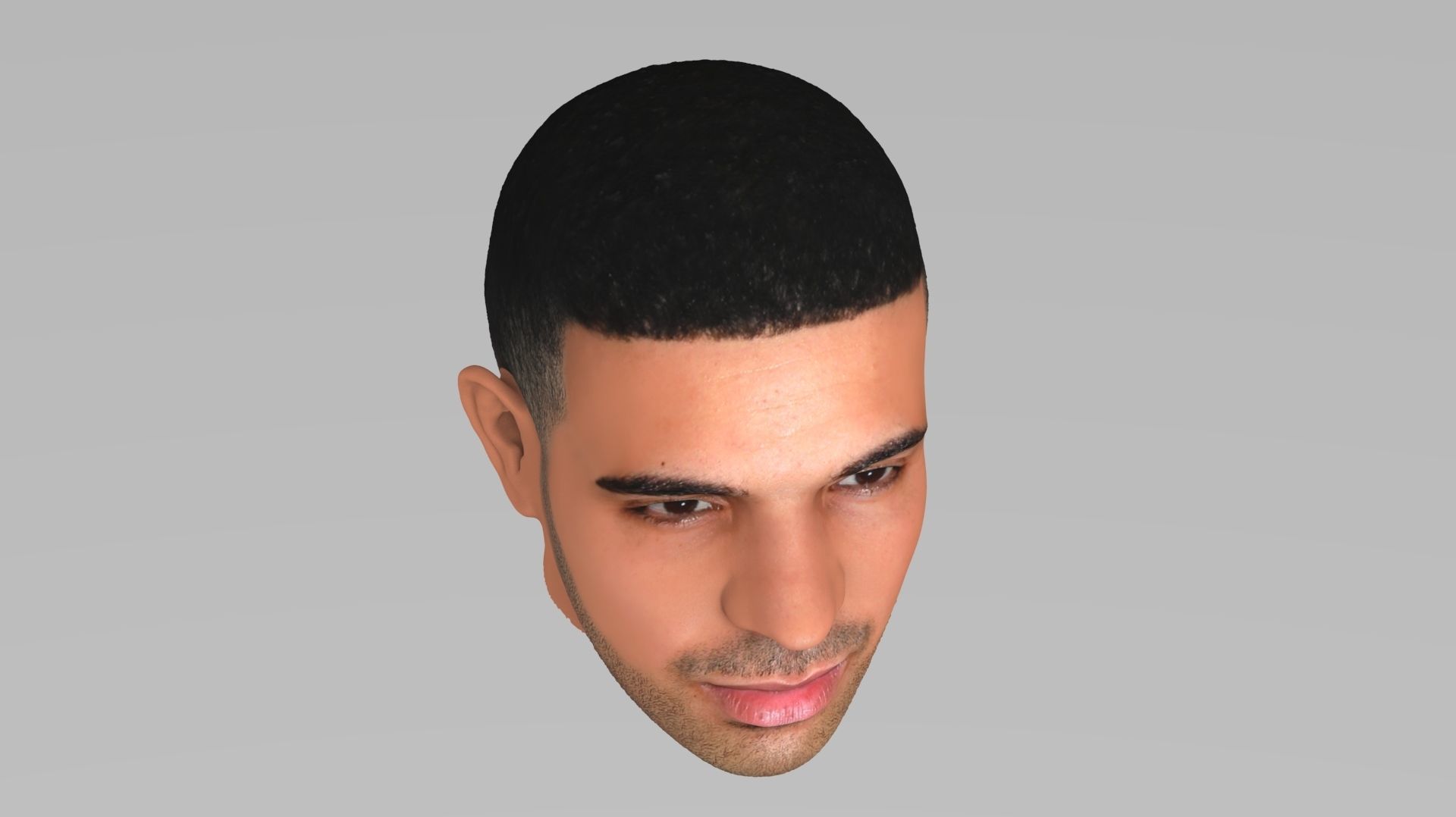 Drake nba head 3D model_17
