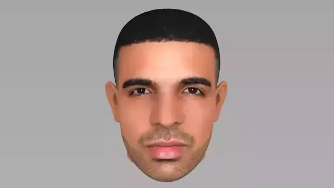 Drake nba head 3D model