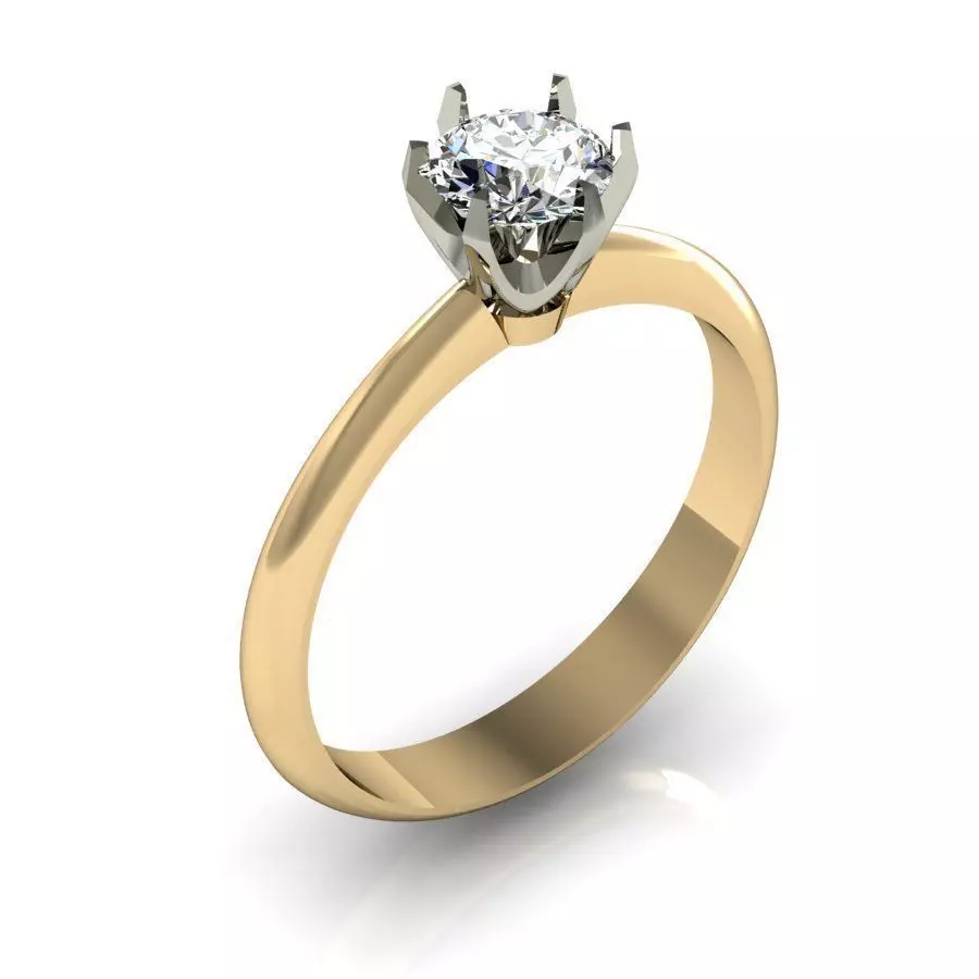 engagement ring 3D print model