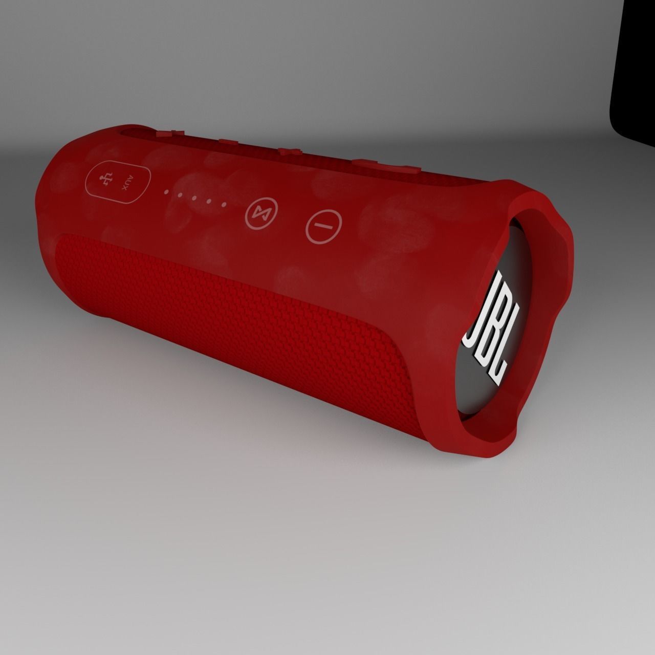 JBL Flip 3 Low-poly 3D model_3