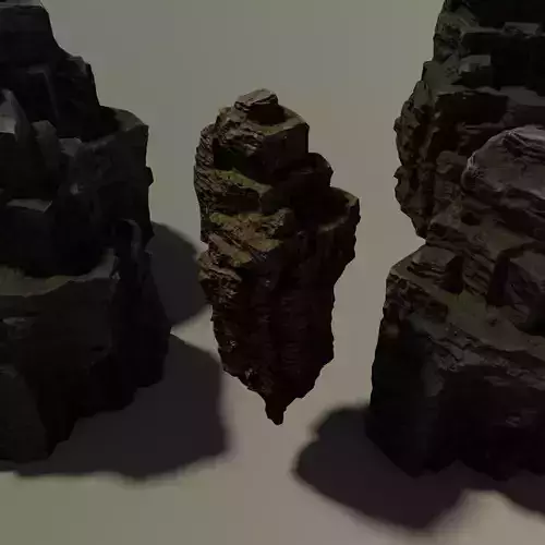 Mountain Rock 1 Low Poly