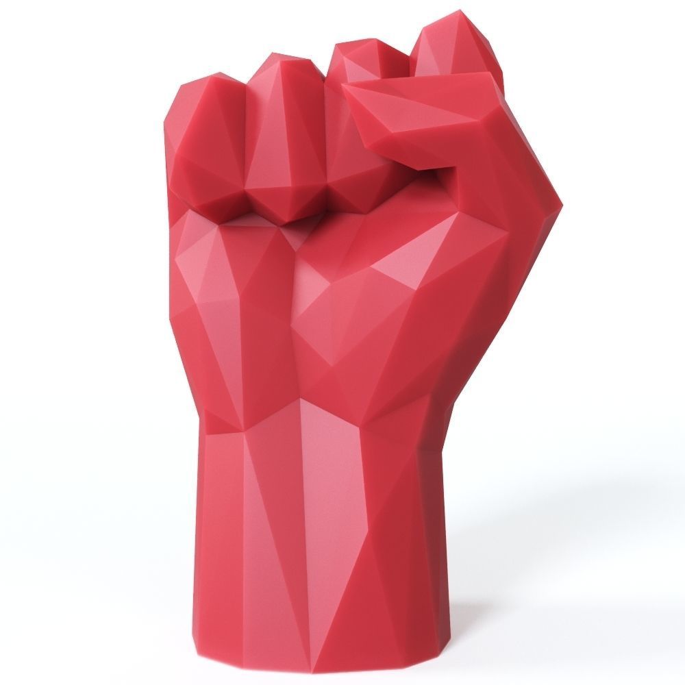 Hand Fist Low Poly Low-poly 3D model