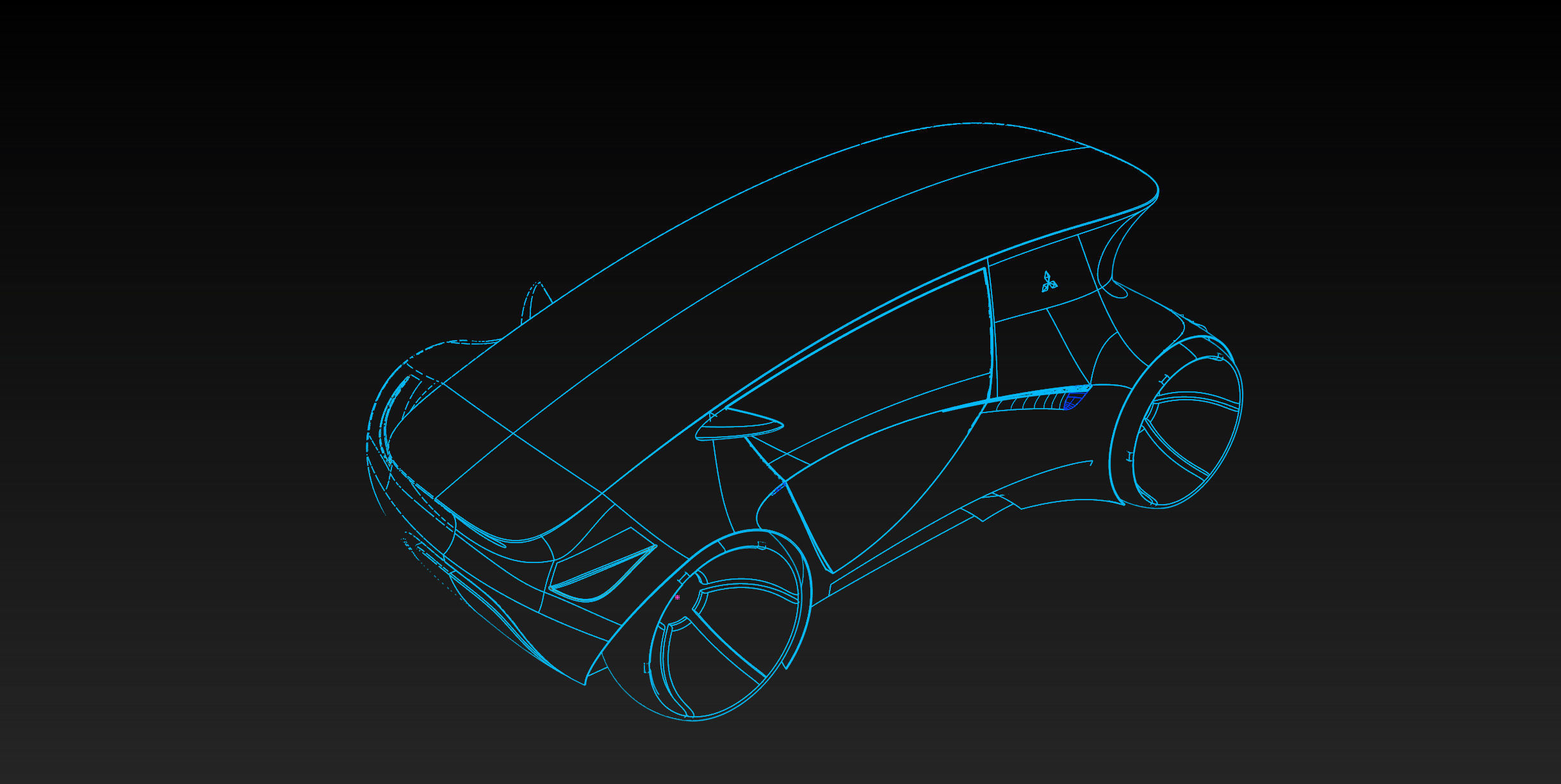 CONCEPT CAR SHARK PBDESIGN nurbs and poly 3D model_5