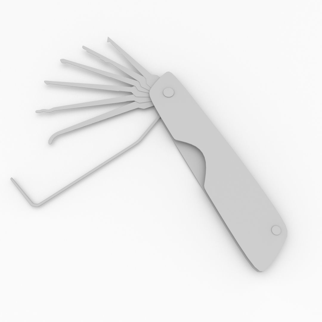 Lock Pick Sets 3D model_3
