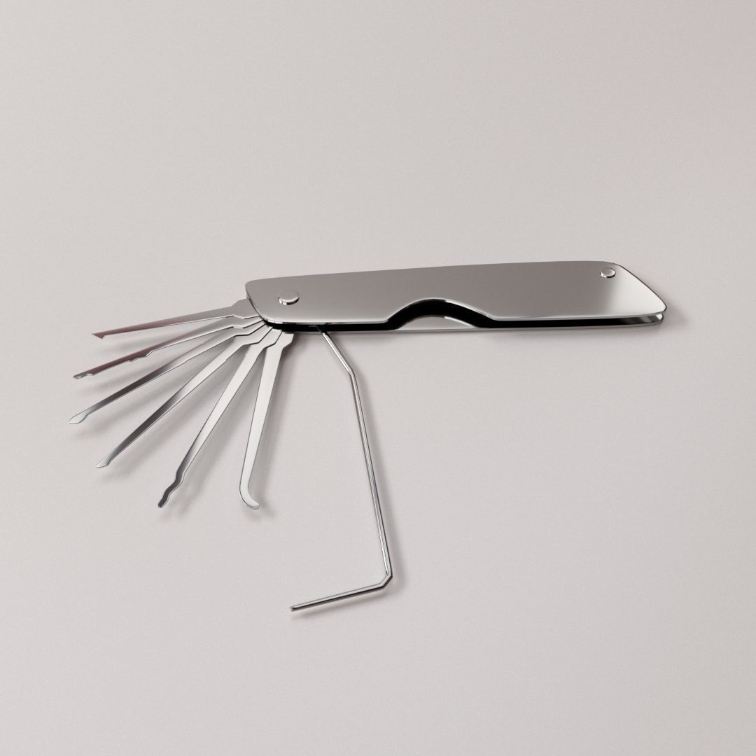 Lock Pick Sets 3D model_1