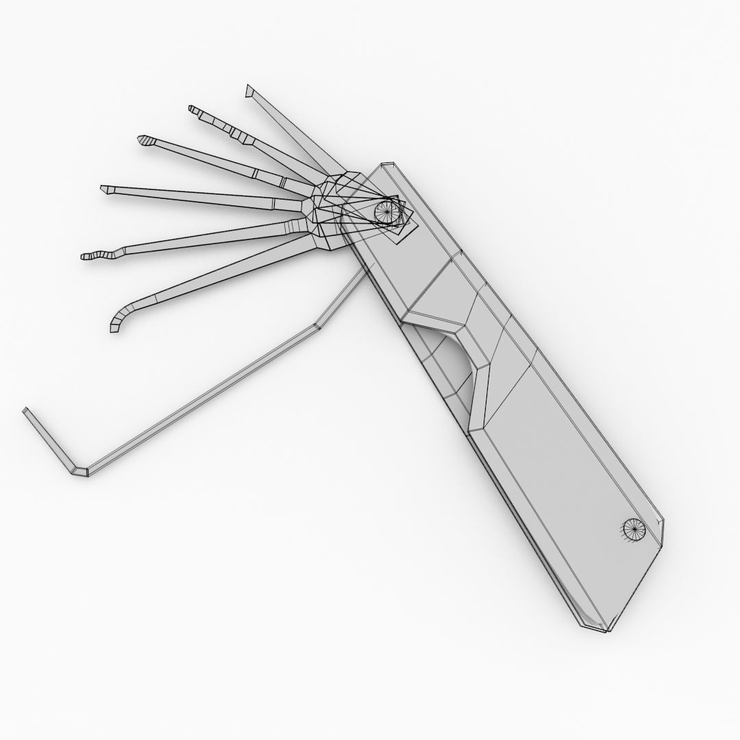 Lock Pick Sets 3D model_4