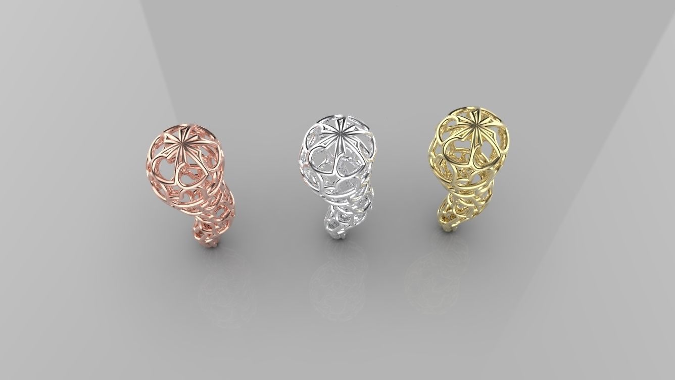 CIONDOLO CORNO 3D print model_5