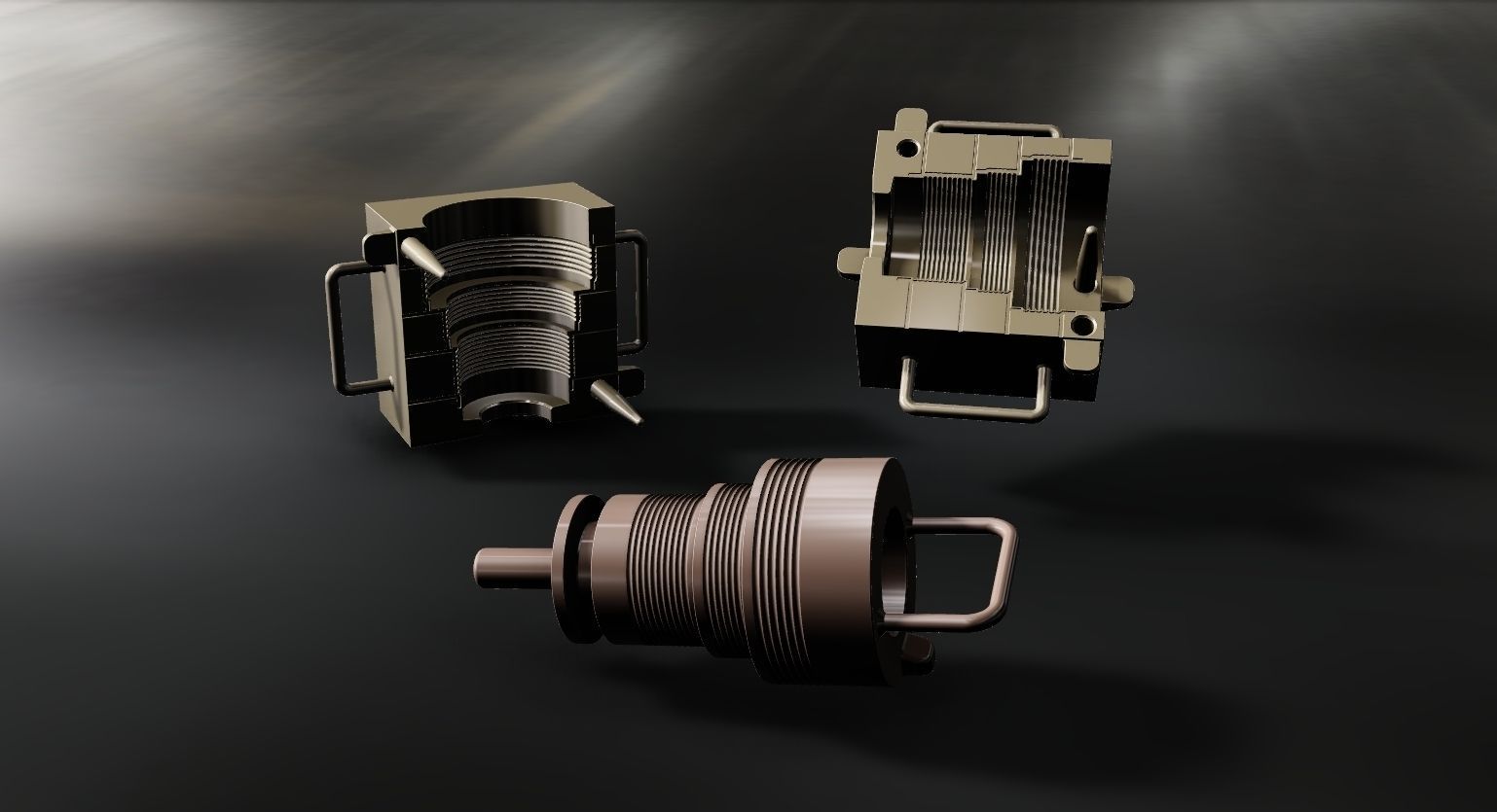 Mold tool ORings set Free 3D model_3