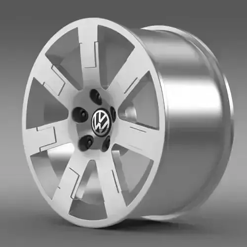 VW Polo Blue UK 2010 rim