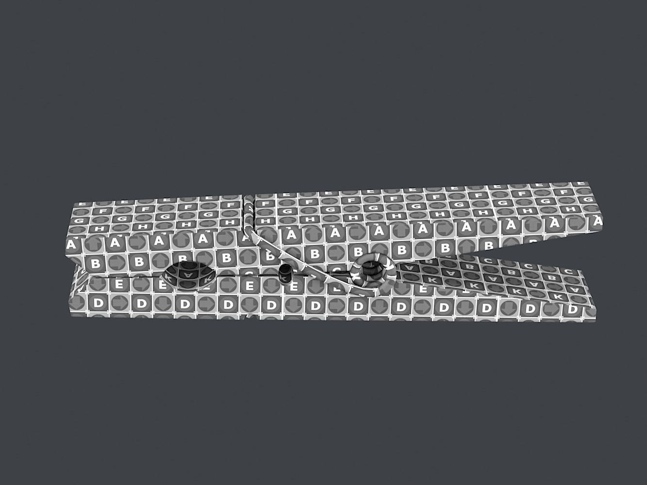 Various Clothespins Clothes Pegs 3D Model Collection_17