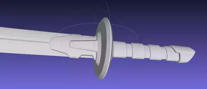 3D-Printable Asterisk War Toudou Sword And Sheath Cosplay Props 3D print model