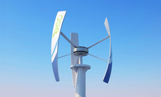 Vertical Wind turbine 3D model