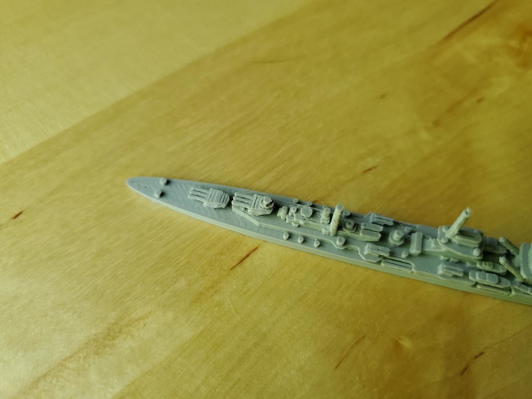 German Leipzig Class Cruiser Warship 3D print model_10