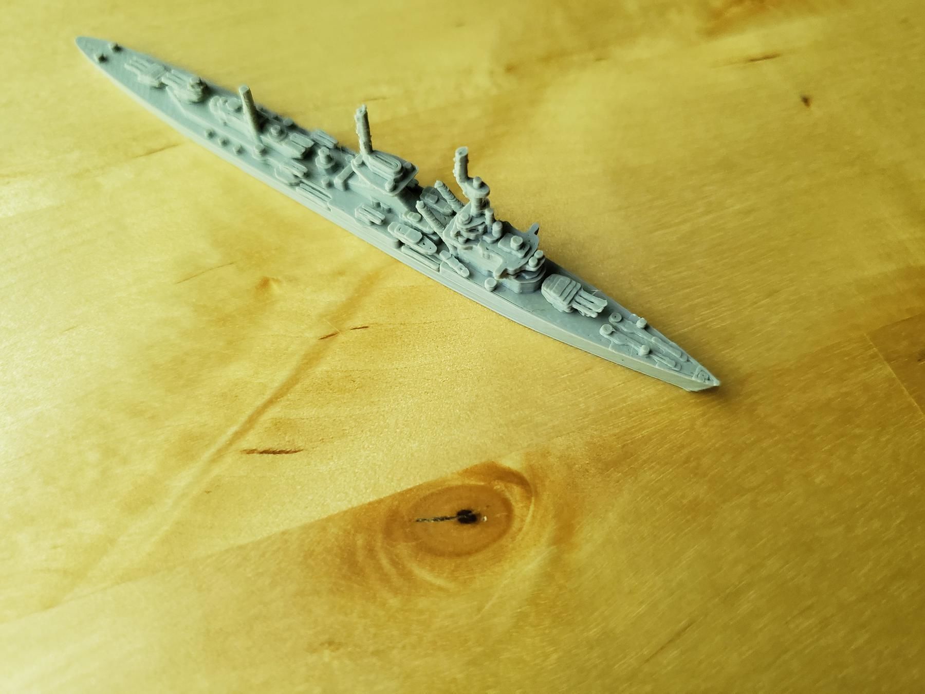 German Leipzig Class Cruiser Warship 3D print model_8