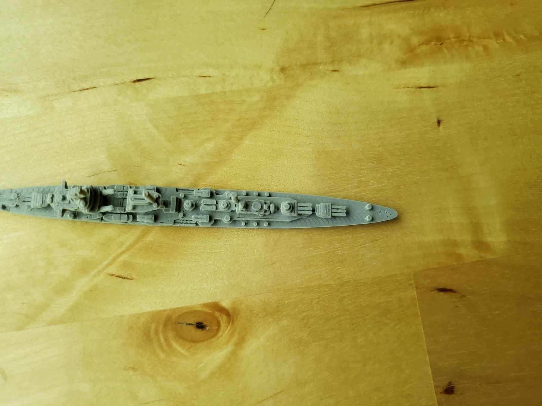 German Leipzig Class Cruiser Warship 3D print model_7