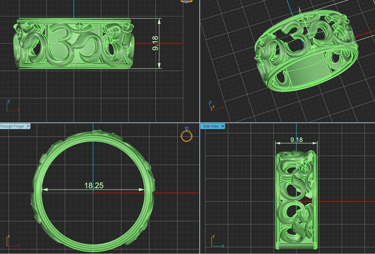 035 3d Ring 3D print model_2