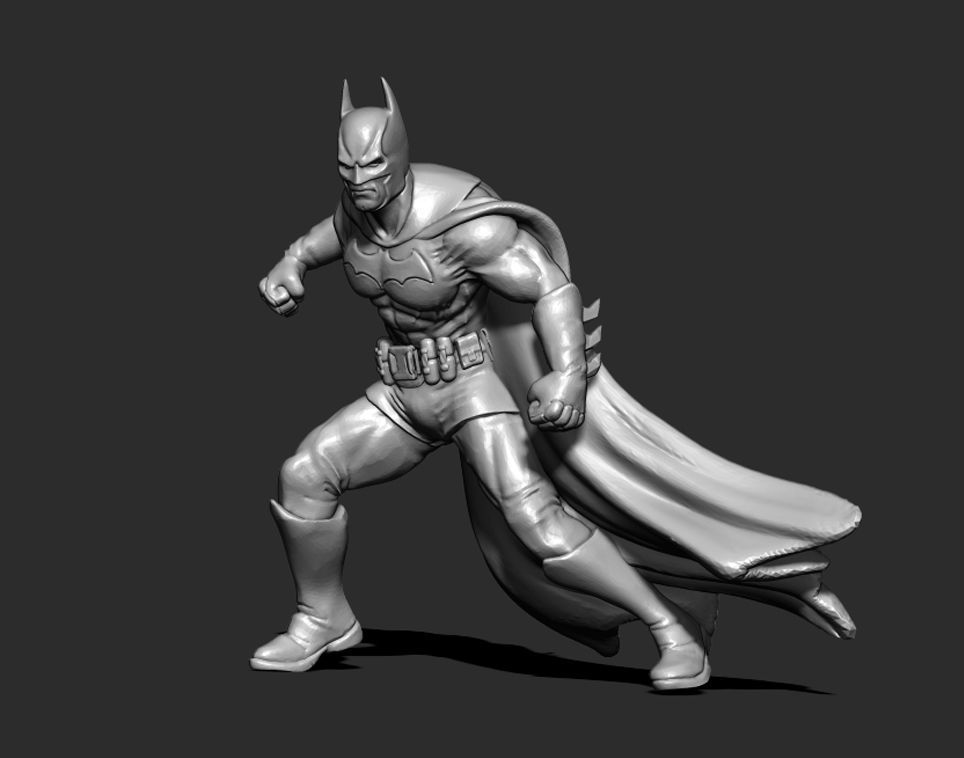 Batman 3D print model  - 35mm scale 3D print model_3