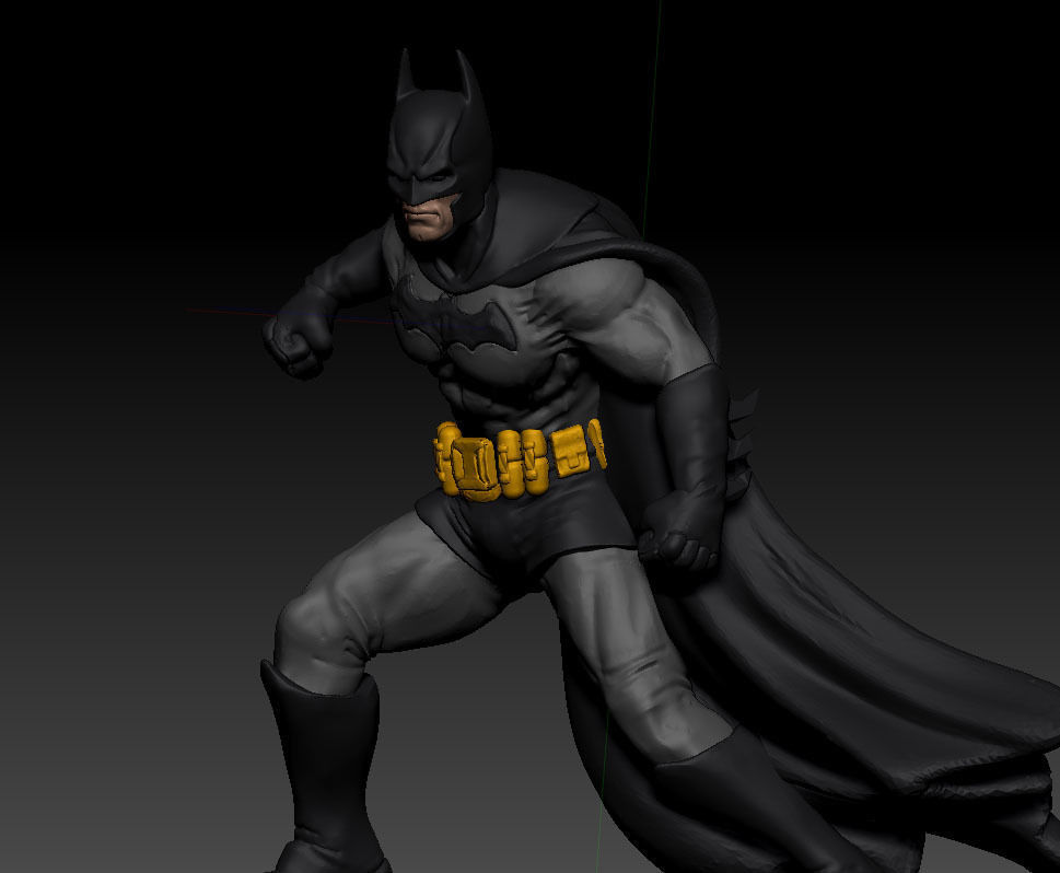 Batman 3D print model  - 35mm scale 3D print model_9