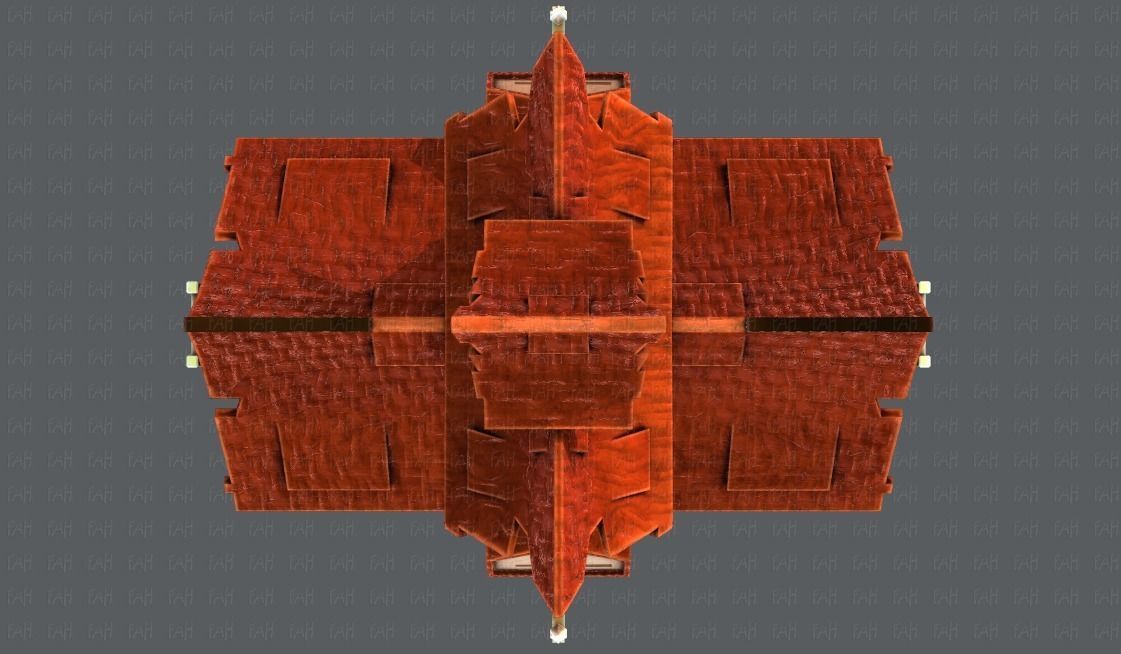 House Cartoon V02 Low-poly 3D model_33