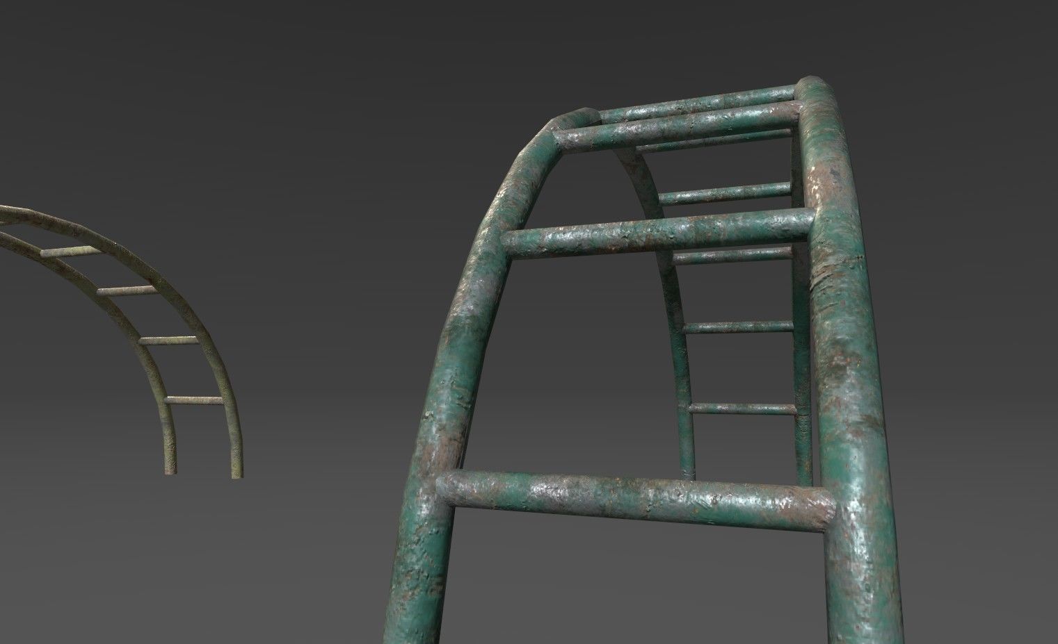 Soviet Oldschool Playground Low-poly 3D model_17