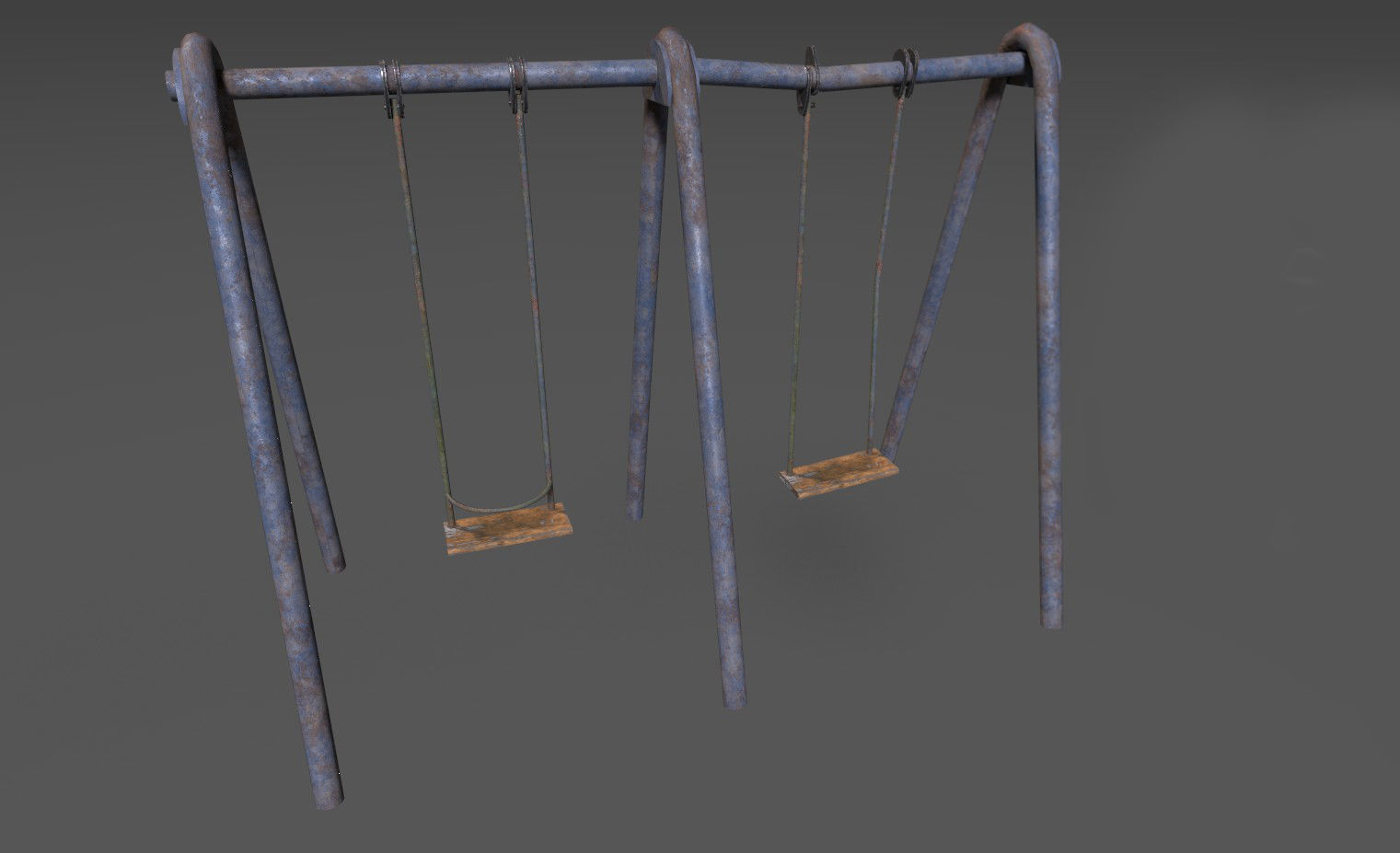 Soviet Oldschool Playground Low-poly 3D model_12