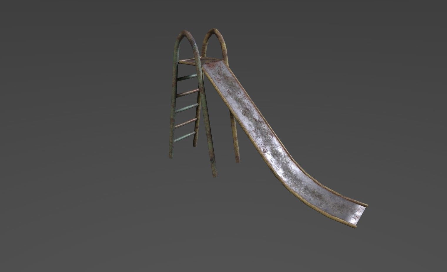 Soviet Oldschool Playground Low-poly 3D model_7