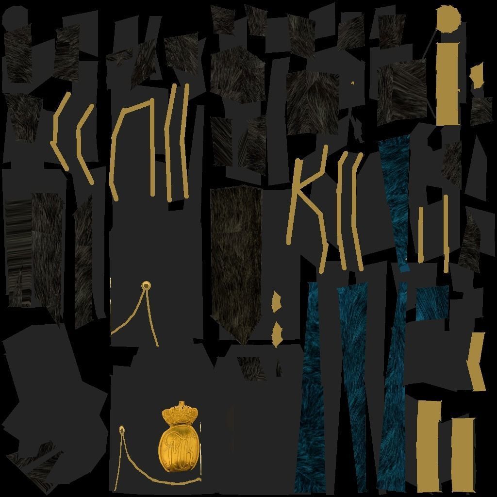 BAVARIA 1806 Dragoon line cavalery LOW POLY Napoleonic era Low-poly 3D model_15