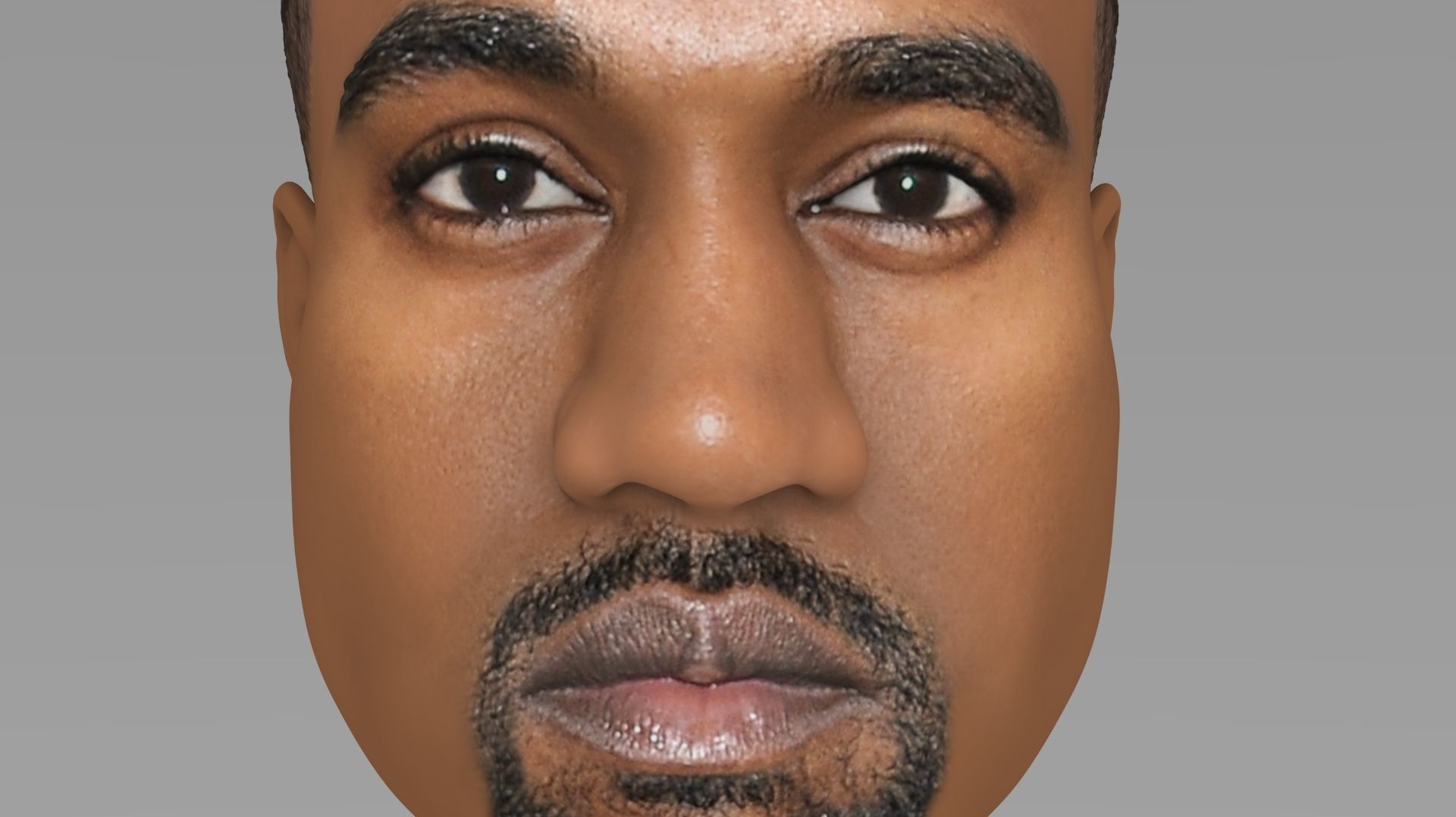 Kanye West 3D model_9
