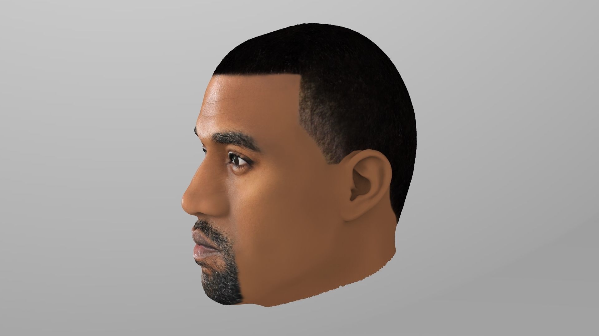 Kanye West 3D model_3