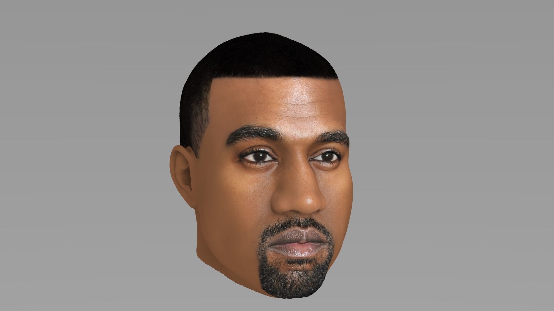 Kanye West 3D model_8